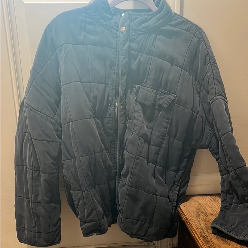 O'Neill Quilted Jacket in Charcoal